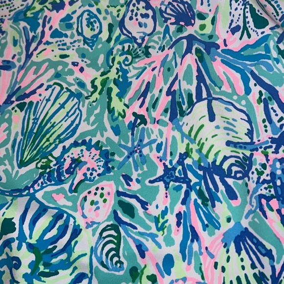 Lilly Pulitzer Jagger One Piece Surf Blue Soleil It On Me size 12 NWT - Picture 6 of 10